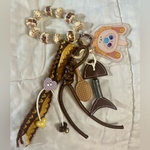 Baby Three Love Chain Time Keychain